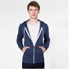American Apparel Unisex Tri-blend Terry Full Zip Hoodie (trt497)