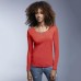 Anvil Women's Long Sleeve Sheer Scoop Neck T-shirt
