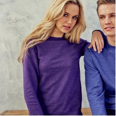 Awdis Just Hoods Women's Girlie Set In Sleeve Heather Sweatshirt
