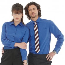 B & C Collection Women's Heritage Long Sleeve Blouse