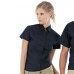 B & C Collection Women's Sharp Short Sleeve Blouse