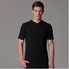 Kustom Kit Bargear Men's Short Sleeve V-neck T-shirt