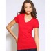Bella Canvas Women's Jersey Short Sleeve V-neck T-shirt