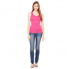 Bella Canvas Ladies Meredith Sheer Rib Racer Back Tank Top