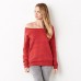 Bella Canvas Women's Mia Slouchy Wide Neck Sweatshirt