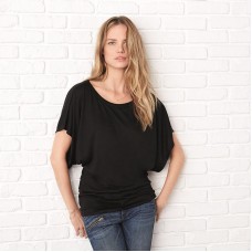 Bella Canvas Ladies Flowy Draped Sleeve Dolman T-shirt