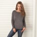 Bella Canvas Ladies Long Sleeve Flowy 2x1 Viscose Shirt