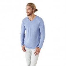 Bella Canvas Adult's Triblend Long Sleeve V-neck T-shirt