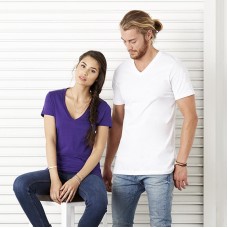 Bella Canvas Adult's Jersey V-neck T-shirt