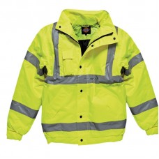 Dickies Men's Hi-vis Bomber Jacket