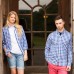 Front Row Men's Checked Cotton Shirt