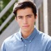 Front Row Men's Classic Chambray Shirt