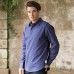 Front Row Men's Long Sleeved Plain Drill Rugby Shirt