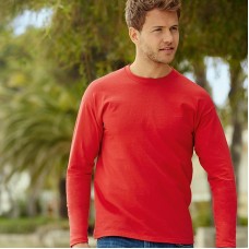 Fruit Of The Loom Adult's Unisex Valueweight Long Sleeve T-shirt