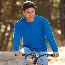 Fruit Of The Loom Unisex Set In Sleeve Sweatshirt