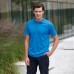 Henbury Men's Cooltouch Textured Stripe Polo Shirt