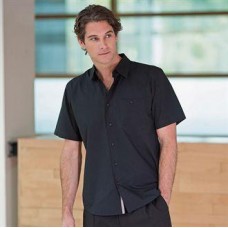 Henbury Men's Poplin Short Sleeve Shirt