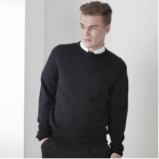 Henbury Men's Lambswool Crew Neck Jumper
