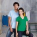 Kariban Women's Short Sleeve V-neck T-shirt