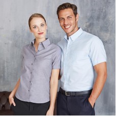 Kariban Women's Short Sleeve Easycare Oxford Shirt