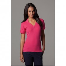 Kustom Kit Women's Sophia V-neck Polo Shirt