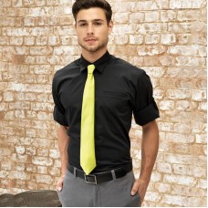Premier Men's Roll Sleeve Poplin Shirt