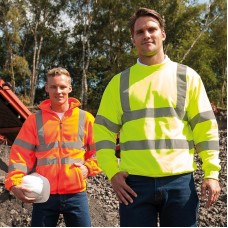 Rty Adult's High Visibility Full Zip Fleece Jacket
