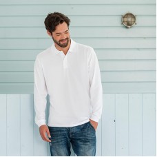Russell Adult's Long Sleeved Classic Cotton Polo Shirt