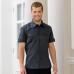 Russell Collection Men's Roll-sleeve Short Sleeve Shirt