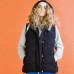 Skinni Fit Women's Padded Gilet With Detachable Hood