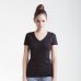 Skinni Fit Women's Stretch V-neck T-shirt