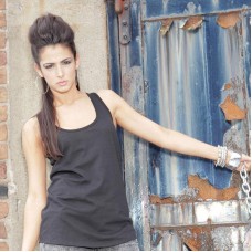 Skinni Fit Women's Slub Yarn Vest Top