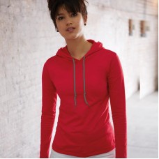 Anvil Women's Fashion Basic Long Sleeve Hooded Tee