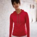 Anvil Women's Fashion Basic Long Sleeve Hooded Tee