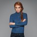 B&c Denim Women's Vision Long Sleeve Denim Shirt