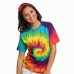 Colourtone Adult's Rainbow Tie-dye T-shirt