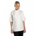 Dennys Unisex Press Stud Fastening Short Sleeve Chefs Jacket