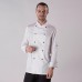 Dennys Adult's Removable Stud Fastening Long Sleeve Chefs Jacket