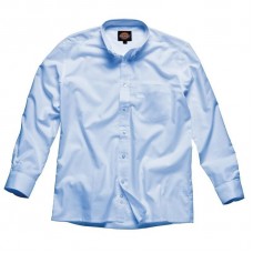 Dickies Men's Button Down Collar Long Sleeve Oxford Shirt