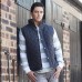 Front Row Men's Diamond Quilted Gilet