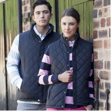 Front Row Women's Diamond Quilted Gilet