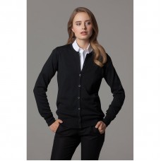 Kustom Kit Women's Crew Neck Long Sleeve Cardigan