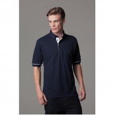Kustom Kit Adult's Contrast Trim Button Down Collar Polo Shirt
