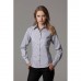 Kustom Kit Women's Contrast Premium Long Sleeve Oxford Shirt