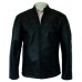 Woodland Leather Men's Black Classic Biker Jacket