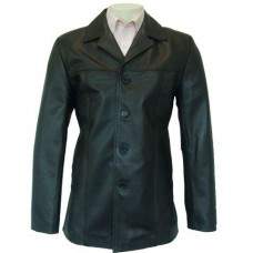 Woodland Leather Men's Fitted Reefer Jacket