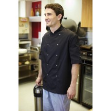 Dennys Men's Afd Short Sleeve Chefs Jacket