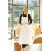 Dennys Adult's Chefs White Cotton Bib Apron