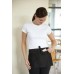 Dennys Adult's Front Of House Black Full Zip Multi Pocket Apron