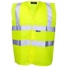 Supertouch Men's High Visibility Two Band And Brace Vest